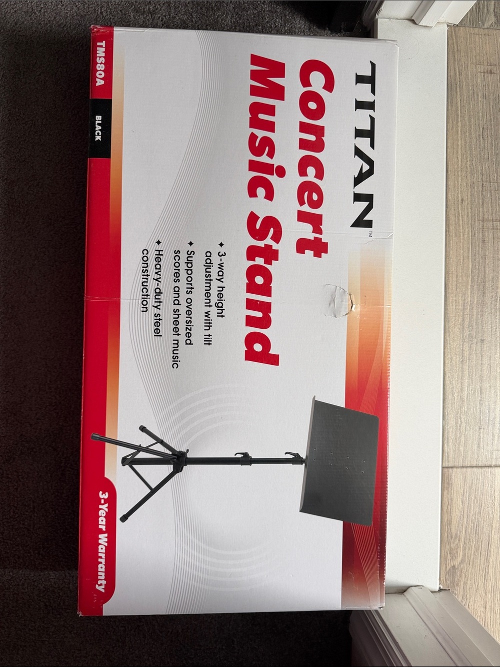 Titan Concert Music Stand-heavy duty steel construction